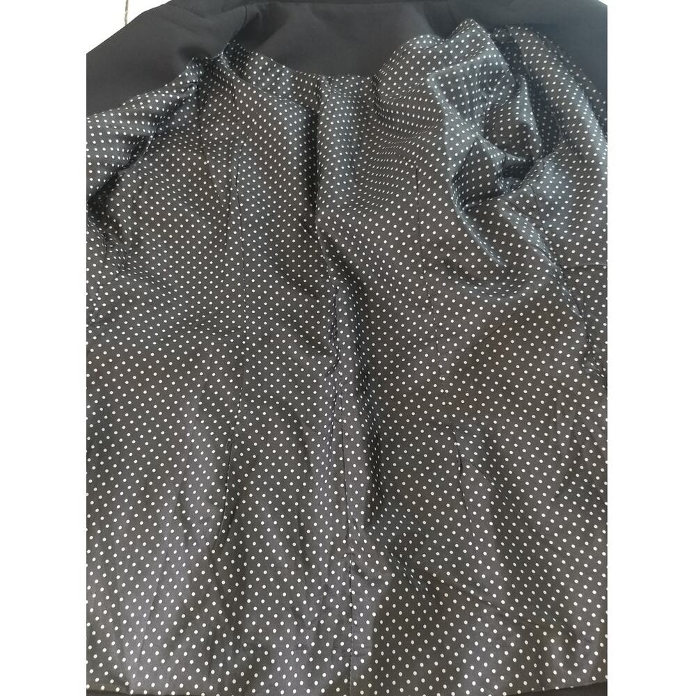Single Button Blazer with Pockets Black Size S (C… - image 5